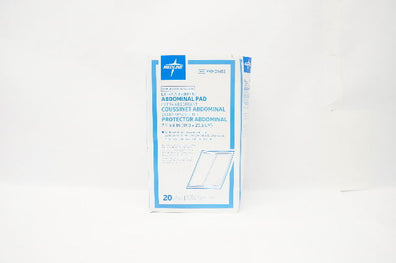 Medline PRM21453 Abdominal Pad 7-1/2 inch x 8inch - Box of 17